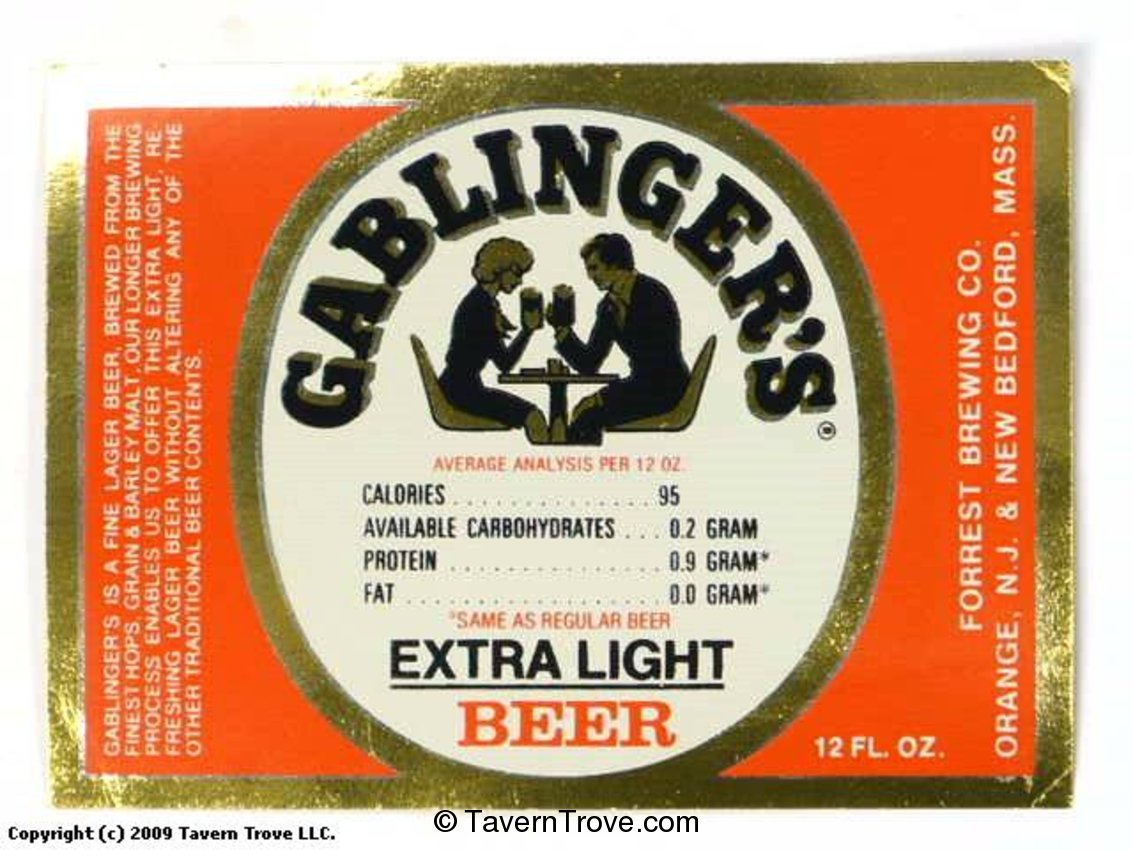 Gablinger's Extra Light Beer