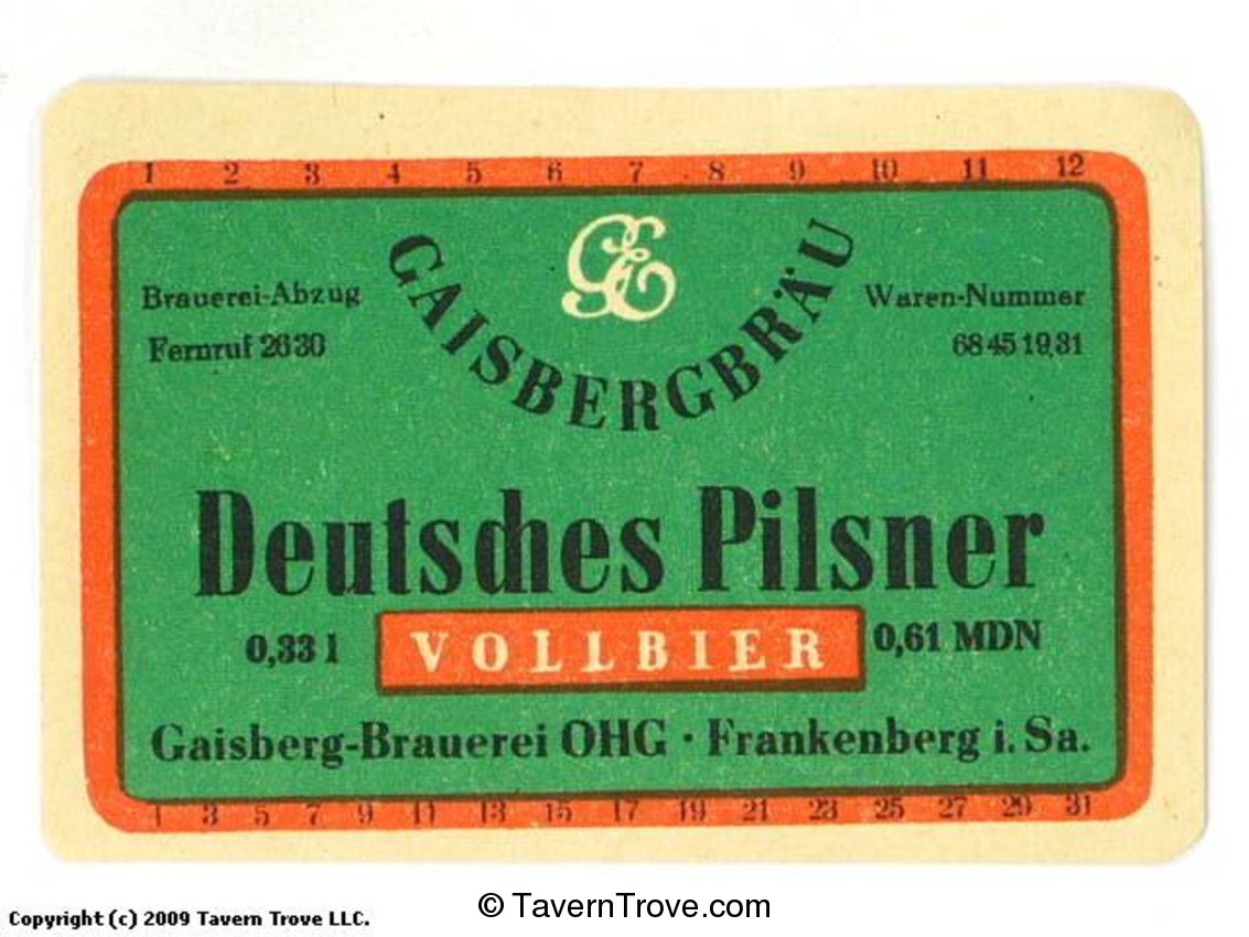 Gaisburgbräu Deutsches Pilsner