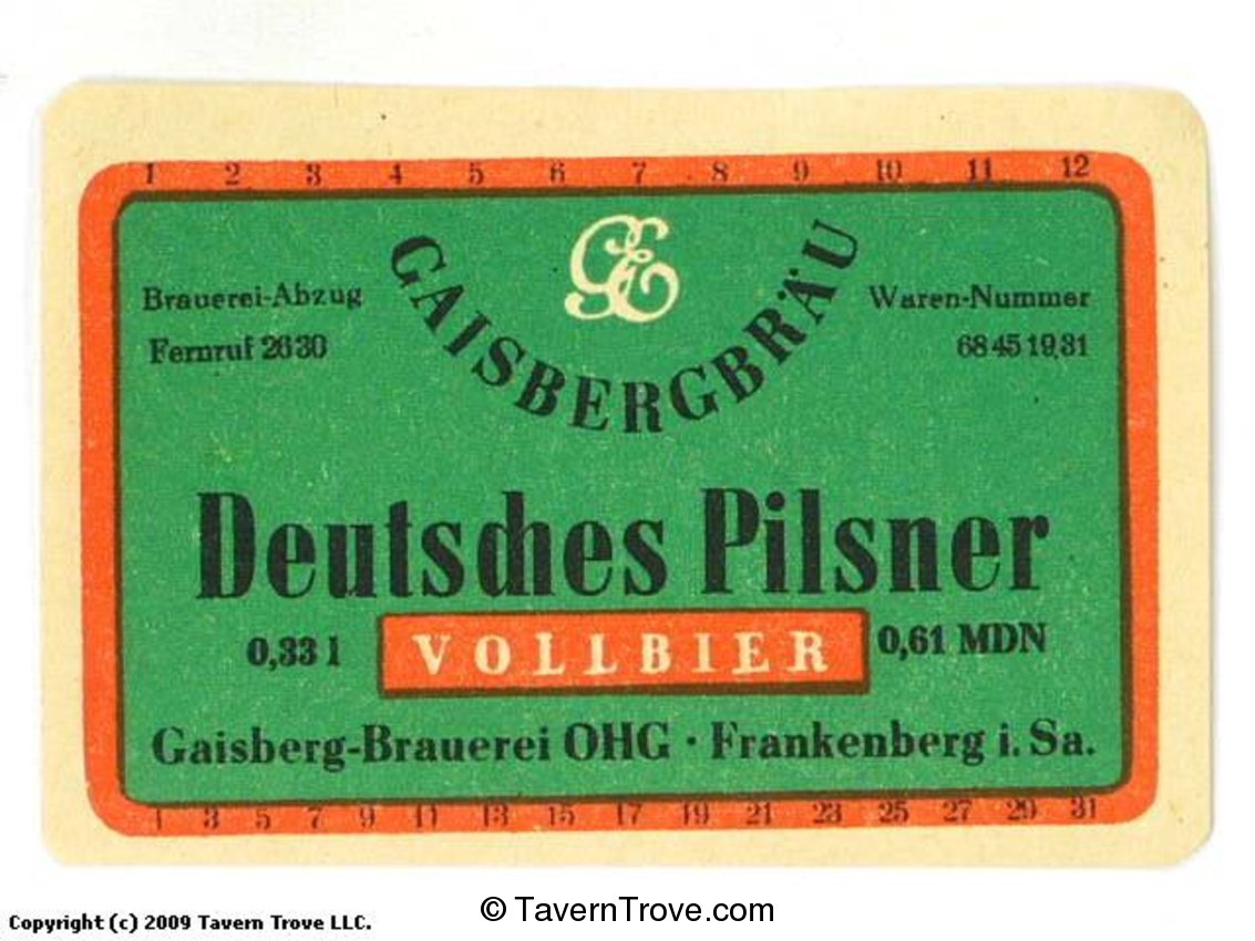 Gaisburgbräu Deutsches Pilsner