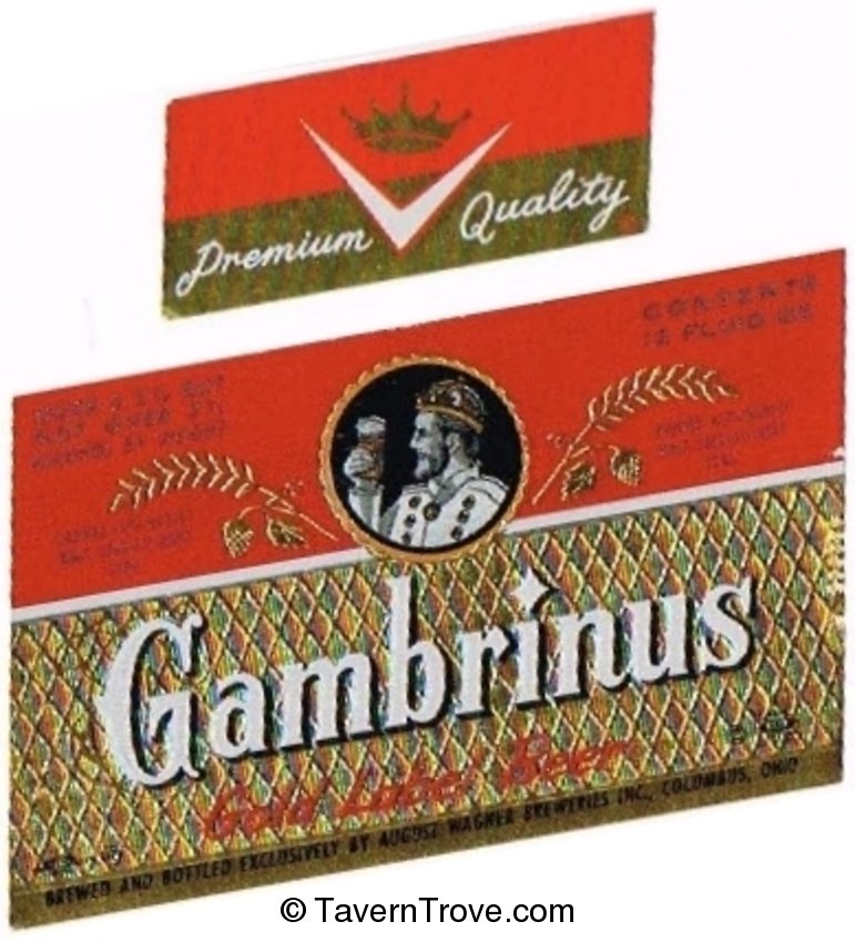 Gambrinus  Gold Label Beer