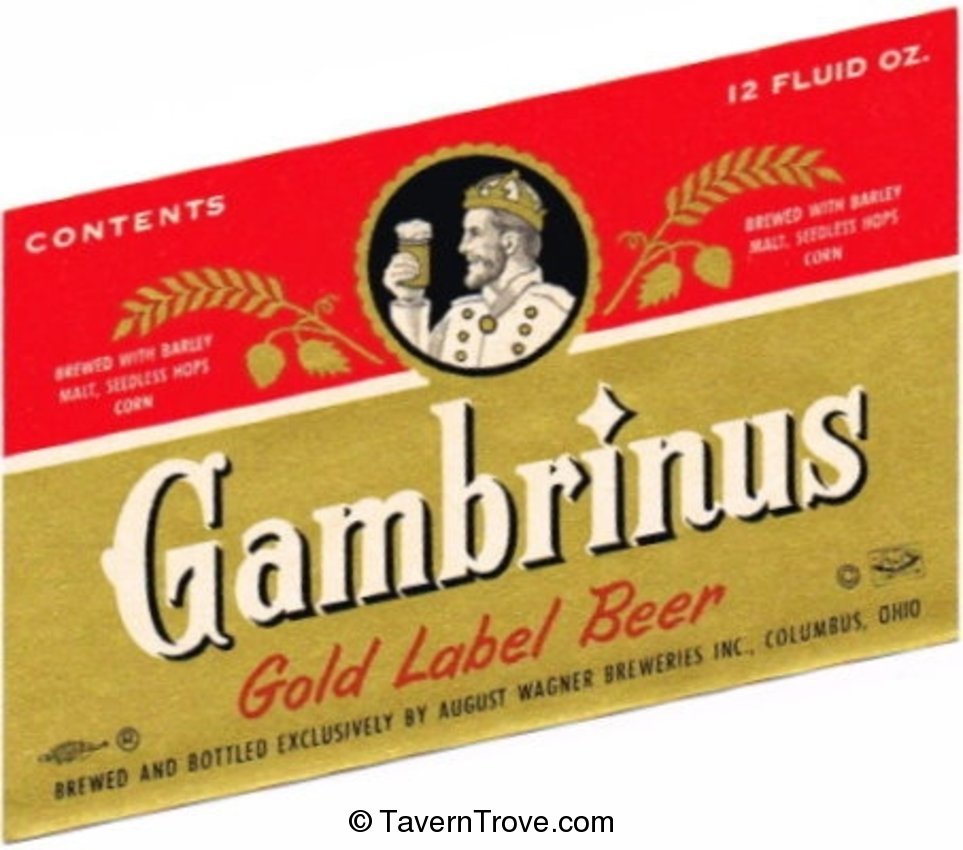 Gambrinus Gold Label Beer