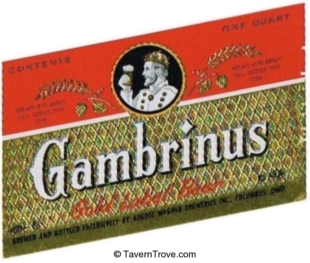 Gambrinus Gold Label Beer