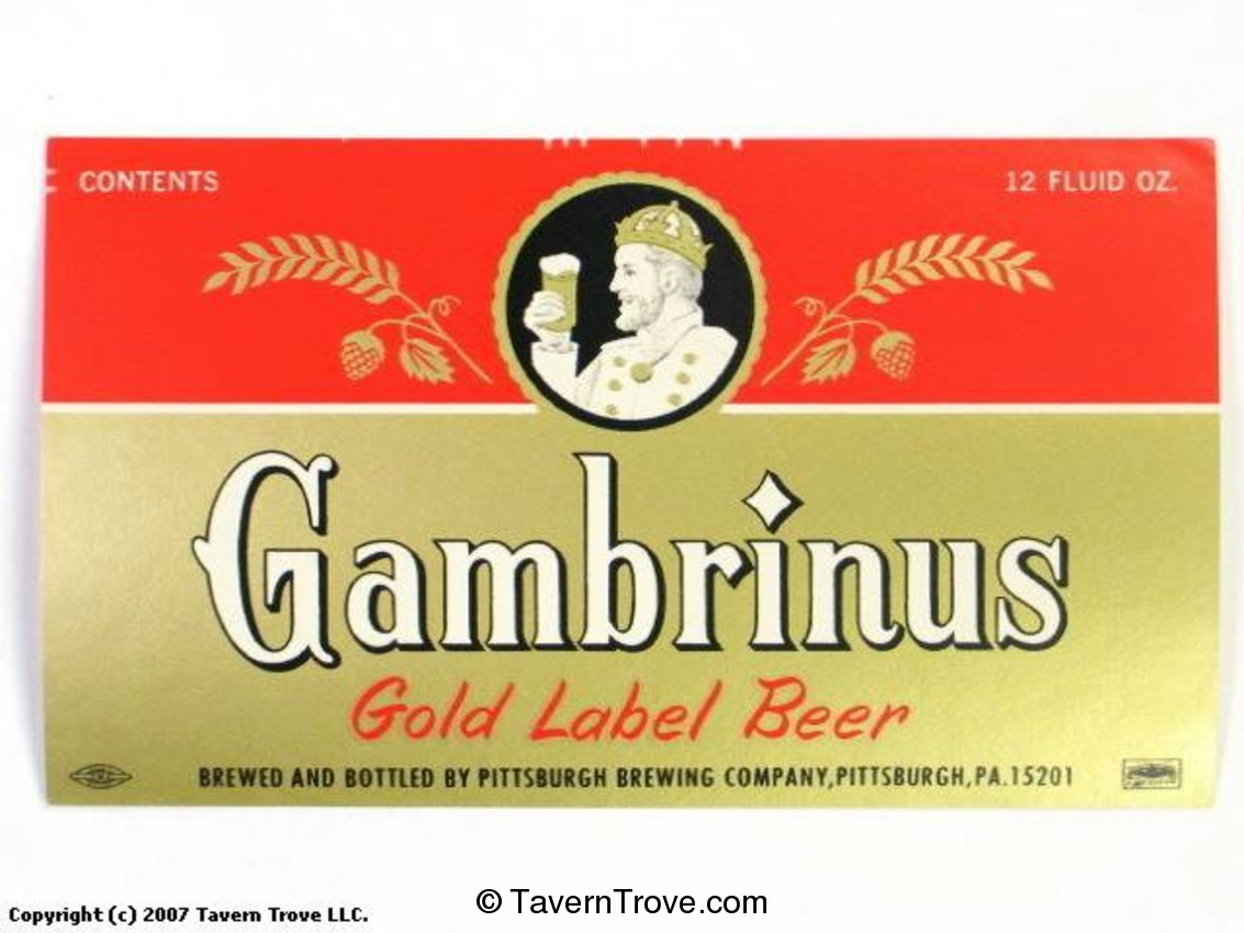 Gambrinus Gold Label Beer