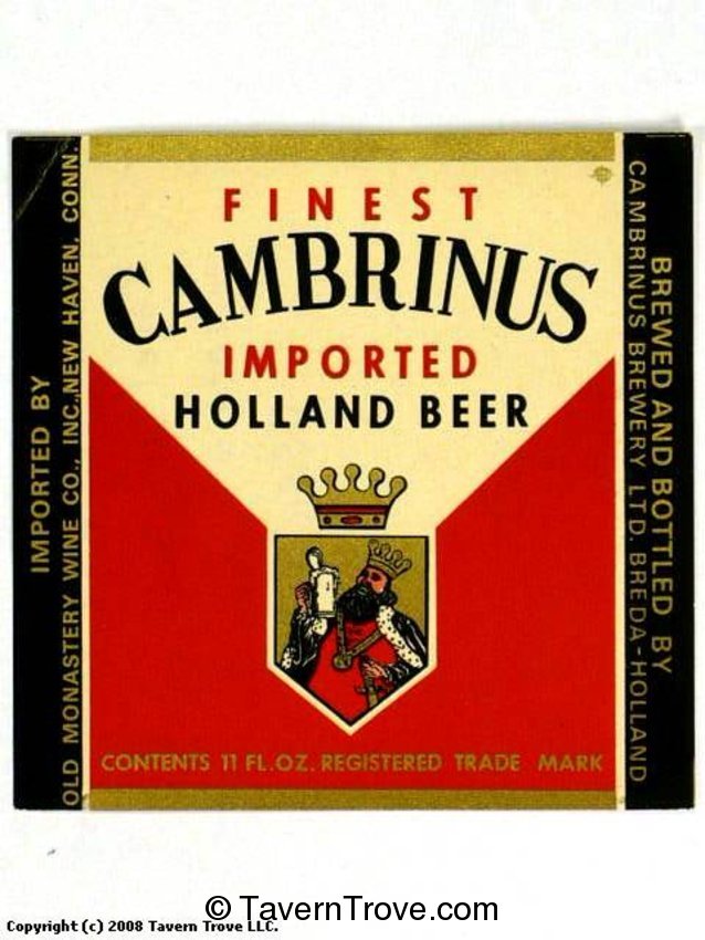 Gambrinus Imported Holland Beer
