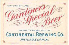 Gardiner's Special  Beer 