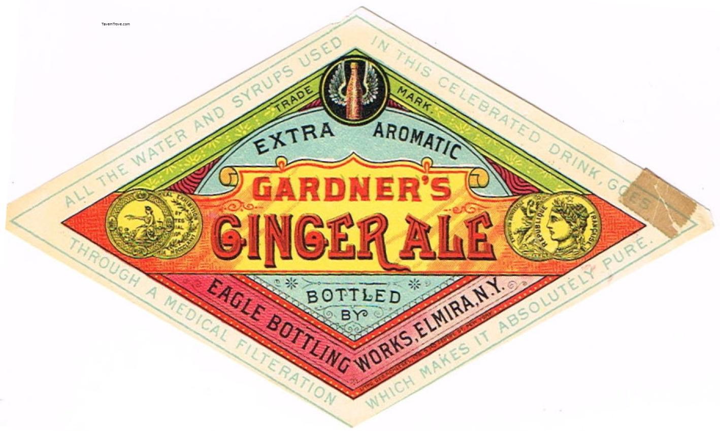 Gardinewr's Ginger Ale Eagle Bottling Almira New York