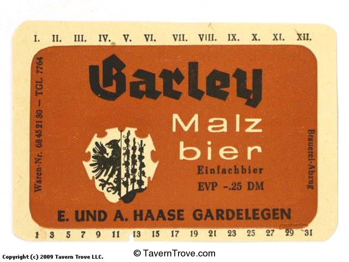 Garley malz Bier