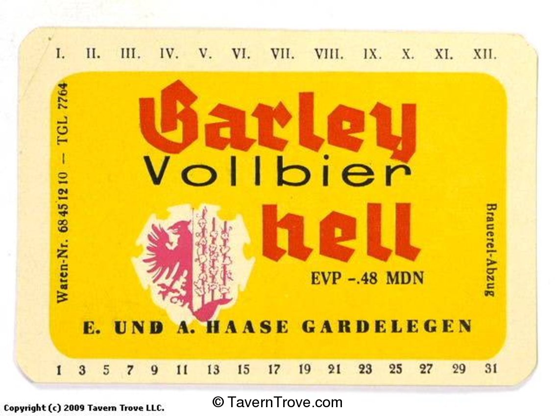 Garley Vollbier Hell
