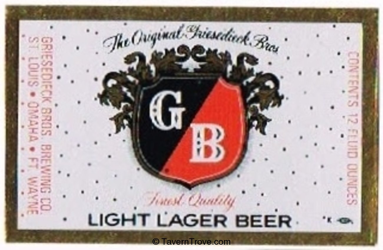 GB Light Lager Beer