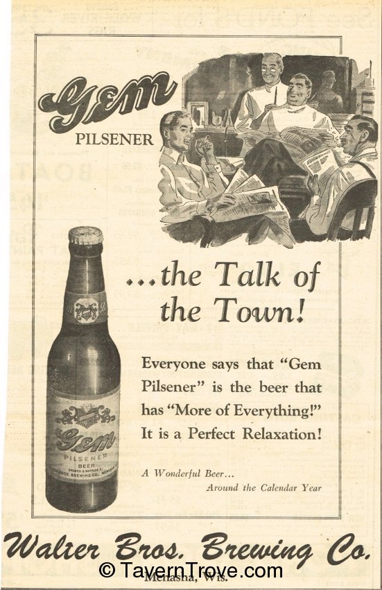 Gem Pilsener Beer