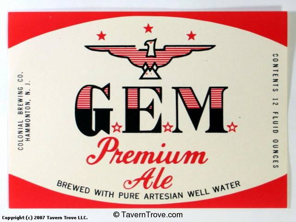 G.E.M. Premium Ale