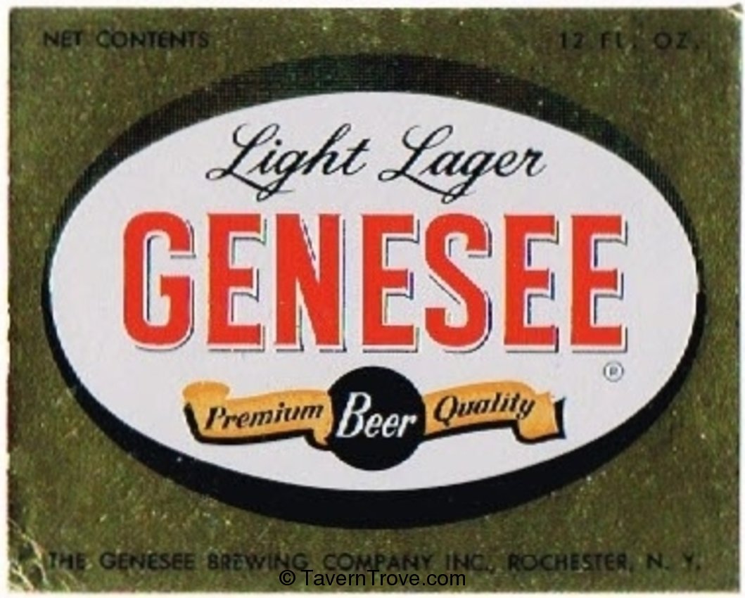 Genesee Light Lager  Beer