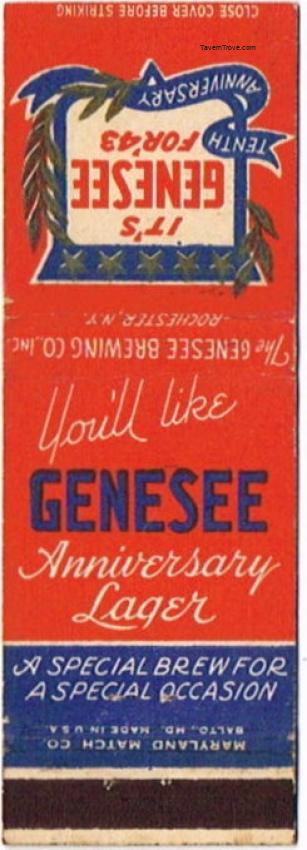 Genesee Anniversary Lager Beer