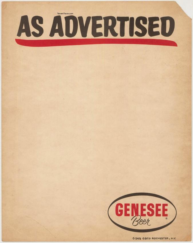 Genesee Beer 