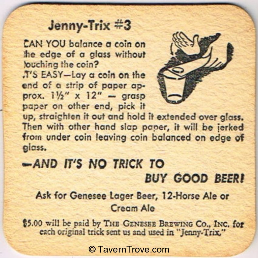 Genesee Beer ~trix #3