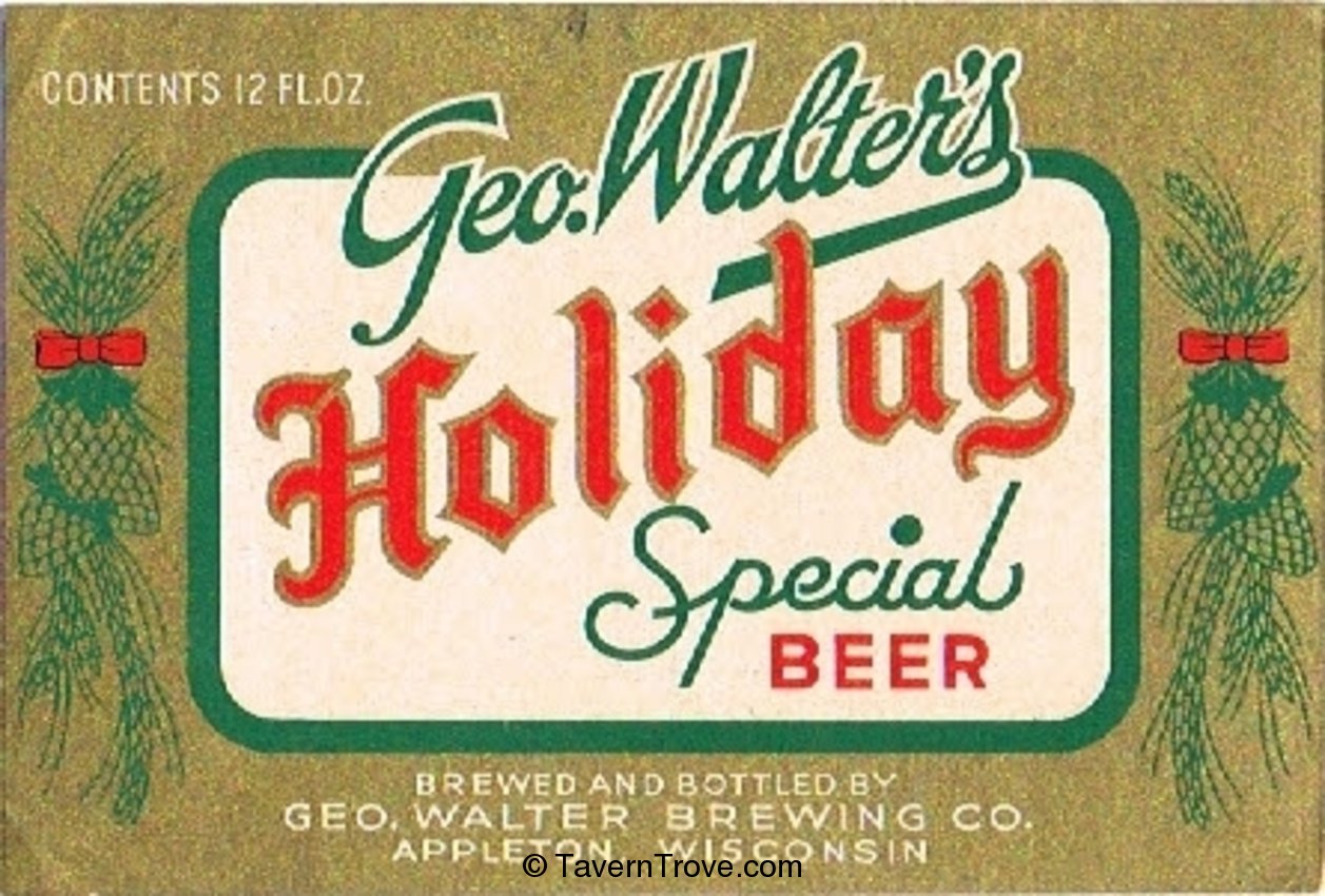 Geo. Walter's Holiday Special Beer