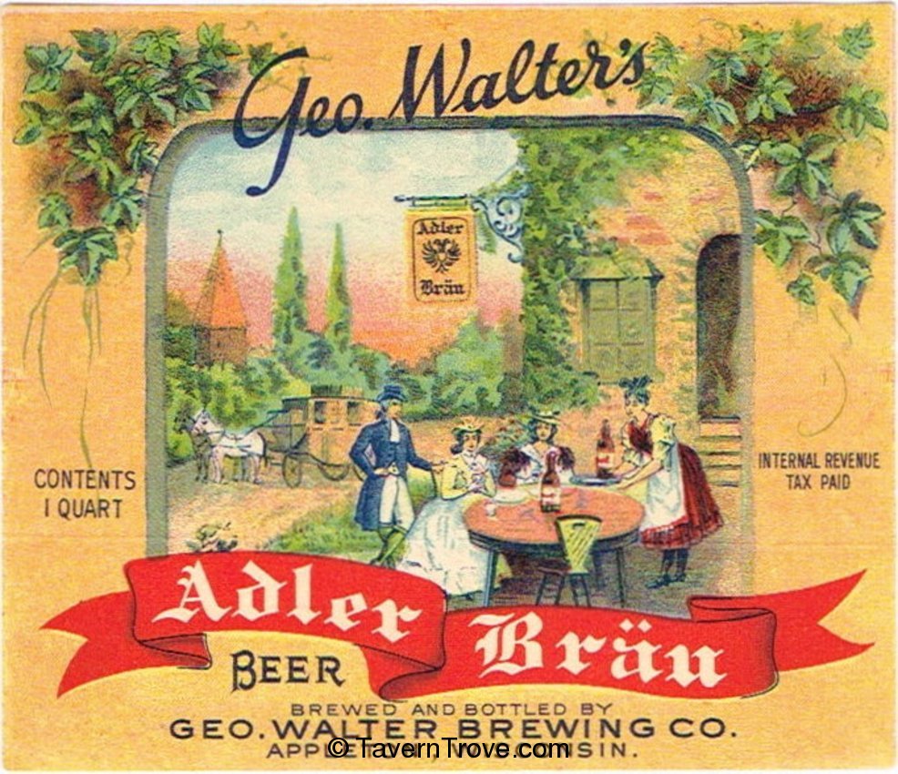 Geo. Walter's Adler Bräu Beer
