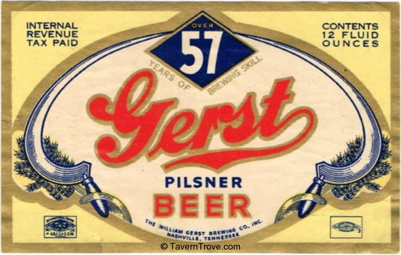 Gerst Pilsner Beer
