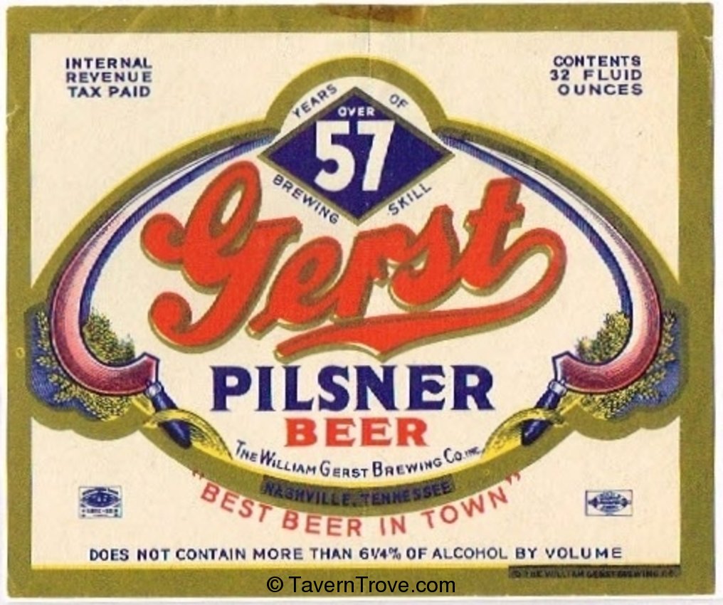 Gerst Pilsner Beer