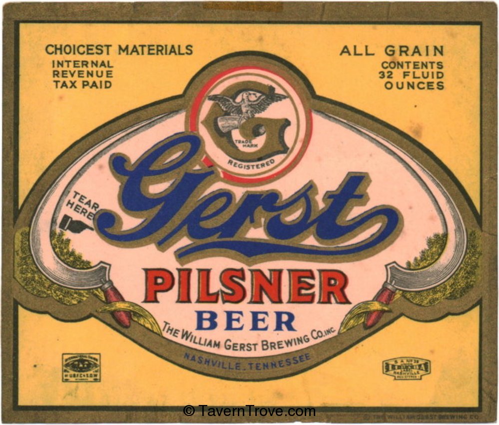 Gerst Pilsner Beer