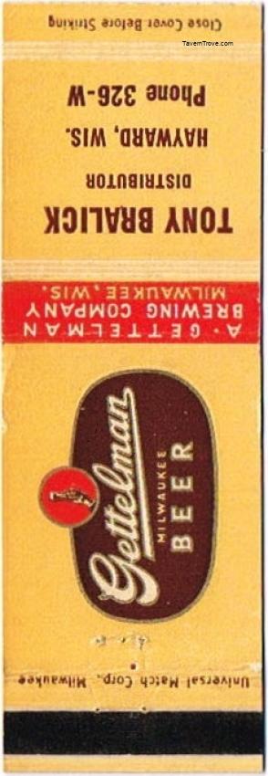 Gettelman Milwaukee Beer
