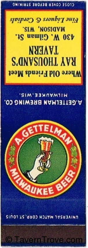 Gettelman Milwaukee Beer