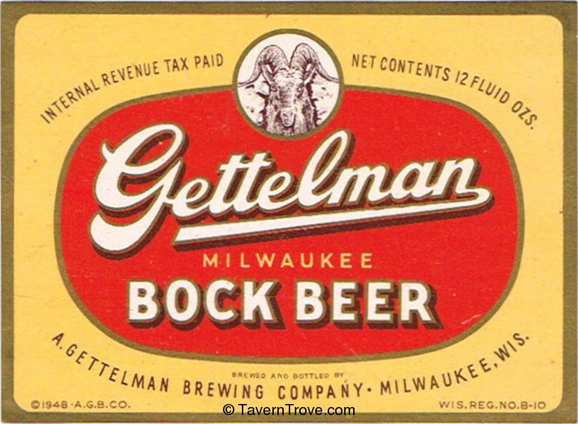 Gettelman Bock Beer