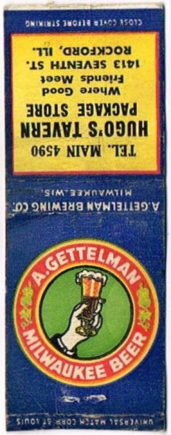 Gettelman Milwaukee Beer