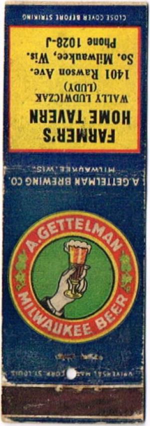 Gettelman Milwaukee Beer