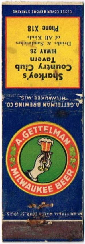 Gettelman Milwaukee Beer