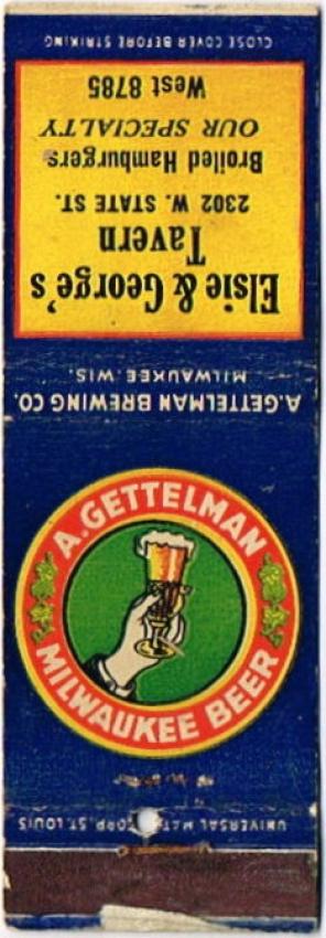Gettelman Milwaukee Beer