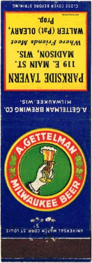 Gettelman Milwaukee Beer