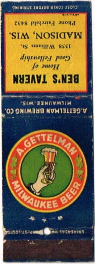 Gettelman Milwaukee Beer
