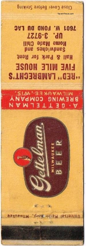 Gettelman Milwaukee Beer