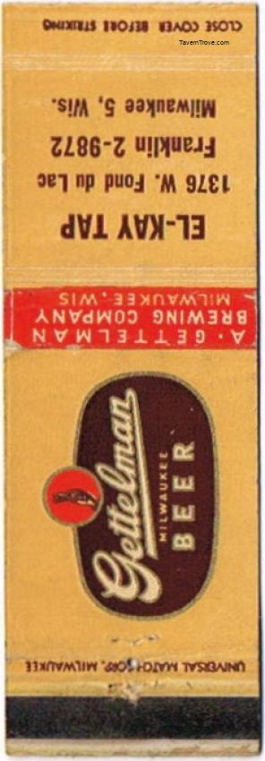 Gettelman Milwaukee Beer