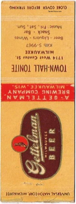 Gettelman Milwaukee Beer