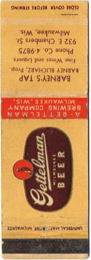 Gettelman Milwaukee Beer