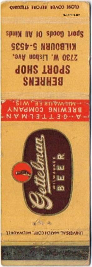 Gettelman Milwaukee Beer