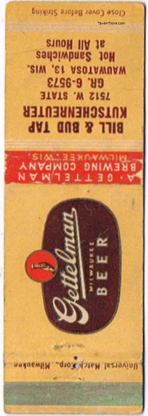 Gettelman Milwaukee Beer
