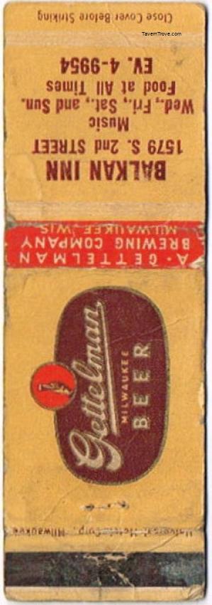 Gettelman Milwaukee Beer