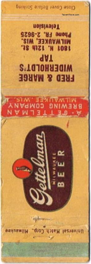 Gettelman Milwaukee Beer