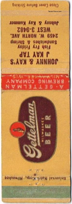 Gettelman Milwaukee Beer