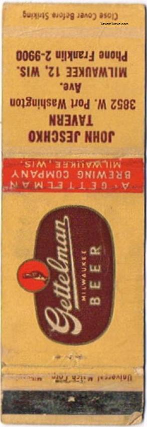 Gettelman Milwaukee Beer