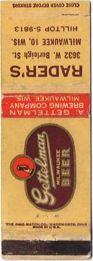 Gettelman Milwaukee Beer