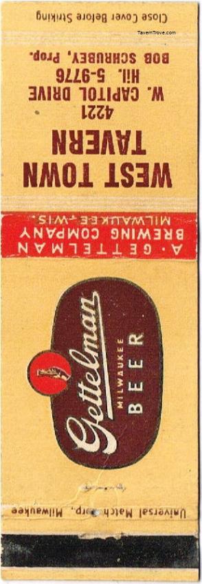 Gettelman Milwaukee Beer