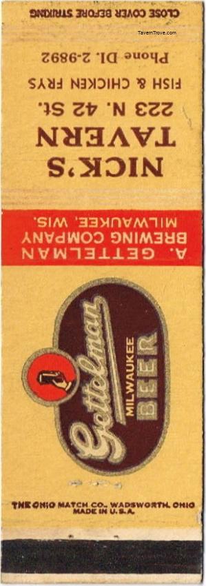 Gettelman Milwaukee Beer