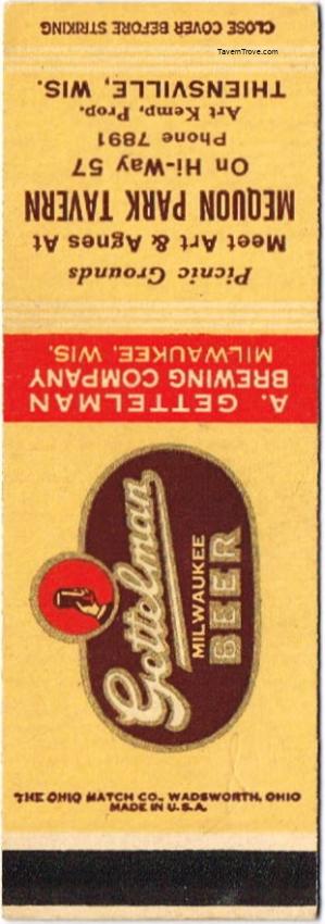 Gettelman Milwaukee Beer