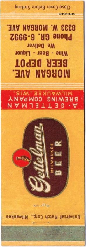 Gettelman Milwaukee Beer