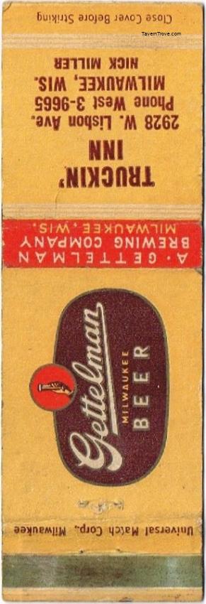 Gettelman Milwaukee Beer