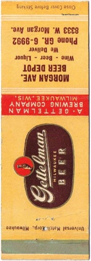 Gettelman Milwaukee Beer